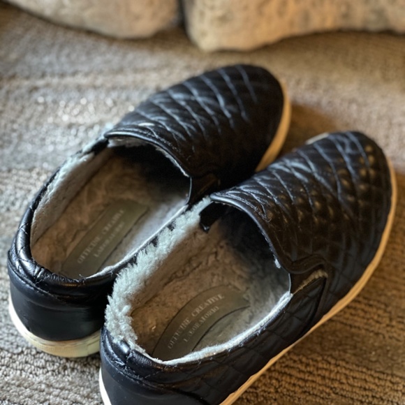Officine Creative Quilted Shearling-Lined Low Top Sneaker - Picture 3 of 6
